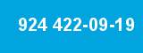 924 422-09-19 924 422-09-19